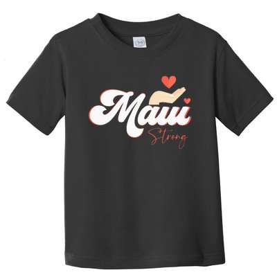 Vintage Strong Maui Hawaii Island I Love Hawaii Toddler T-Shirt