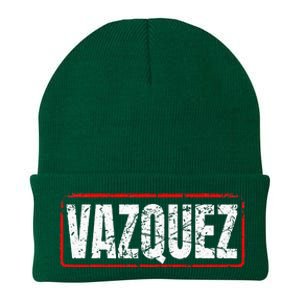 Vazquez Surname Mexican & Hispanic American Chicano Knit Cap Winter Beanie