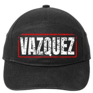 Vazquez Surname Mexican & Hispanic American Chicano 7-Panel Snapback Hat