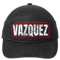 Vazquez Surname Mexican & Hispanic American Chicano 7-Panel Snapback Hat