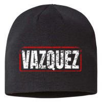 Vazquez Surname Mexican & Hispanic American Chicano Sustainable Beanie