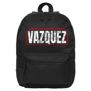 Vazquez Surname Mexican & Hispanic American Chicano 16 in Basic Backpack