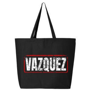 Vazquez Surname Mexican & Hispanic American Chicano 25L Jumbo Tote