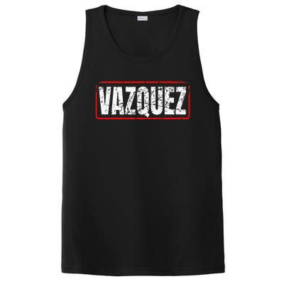 Vazquez Surname Mexican & Hispanic American Chicano PosiCharge Competitor Tank