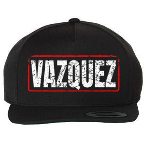 Vazquez Surname Mexican & Hispanic American Chicano Wool Snapback Cap