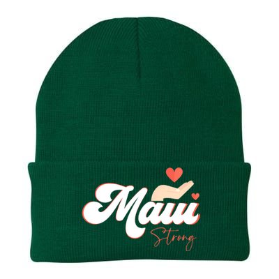 Vintage Strong Maui Hawaii Island I Love Hawaii Knit Cap Winter Beanie