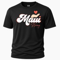 Vintage Strong Maui Hawaii Island I Love Hawaii Cooling Performance Crew T-Shirt