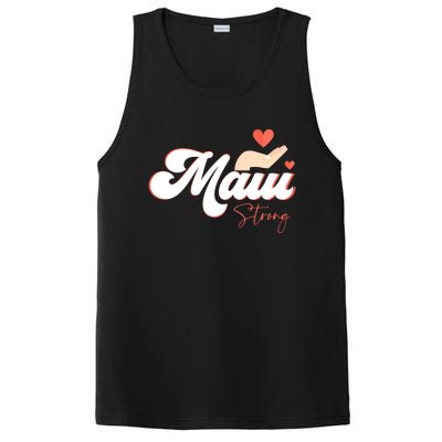 Vintage Strong Maui Hawaii Island I Love Hawaii PosiCharge Competitor Tank