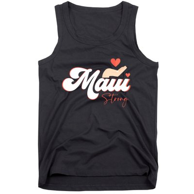 Vintage Strong Maui Hawaii Island I Love Hawaii Tank Top