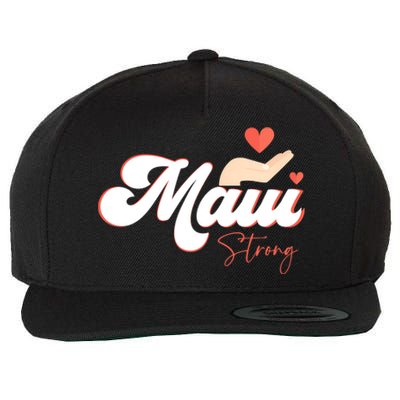 Vintage Strong Maui Hawaii Island I Love Hawaii Wool Snapback Cap