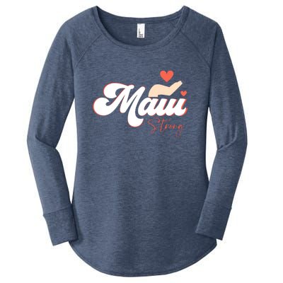 Vintage Strong Maui Hawaii Island I Love Hawaii Gift Women's Perfect Tri Tunic Long Sleeve Shirt