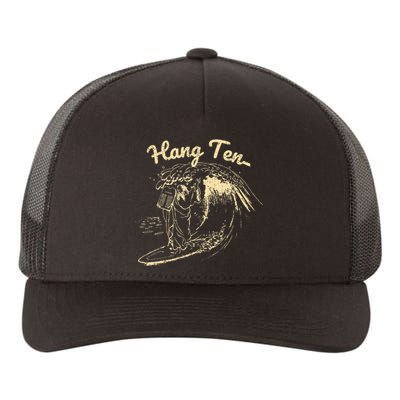 Vintage Surfing Moses Hang Ten Yupoong Adult 5-Panel Trucker Hat