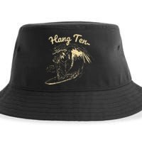 Vintage Surfing Moses Hang Ten Sustainable Bucket Hat