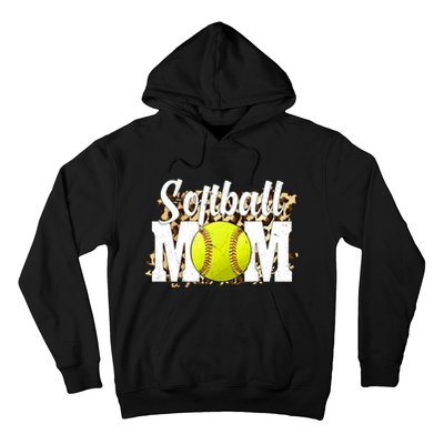 Vinatge Softball Mom Gifts Funny Softball Lovers Mothers Day Hoodie