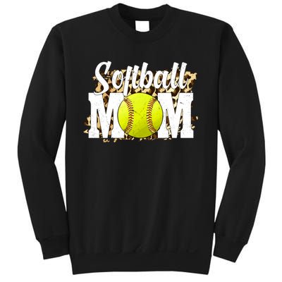 Vinatge Softball Mom Gifts Funny Softball Lovers Mothers Day Sweatshirt