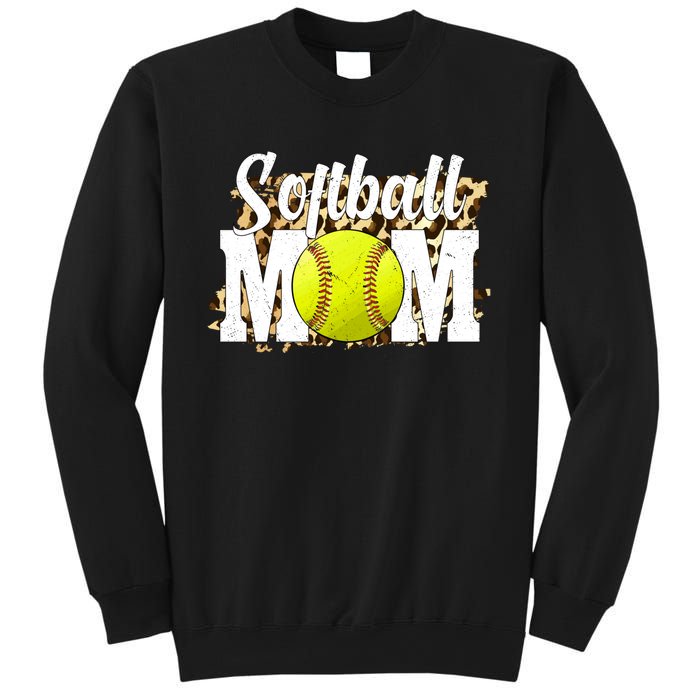 Vinatge Softball Mom Gifts Funny Softball Lovers Mothers Day Sweatshirt