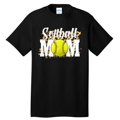 Vinatge Softball Mom Gifts Funny Softball Lovers Mothers Day Tall T-Shirt