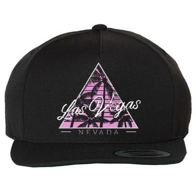 Vintage Style Nevada Las Vegas Gift Design Idea Wool Snapback Cap