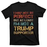 Vintage Style Not A Trump Supporter Funny Anti Trump Vote T-Shirt