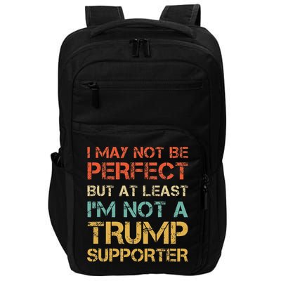 Vintage Style Not A Trump Supporter Funny Anti Trump Vote Impact Tech Backpack