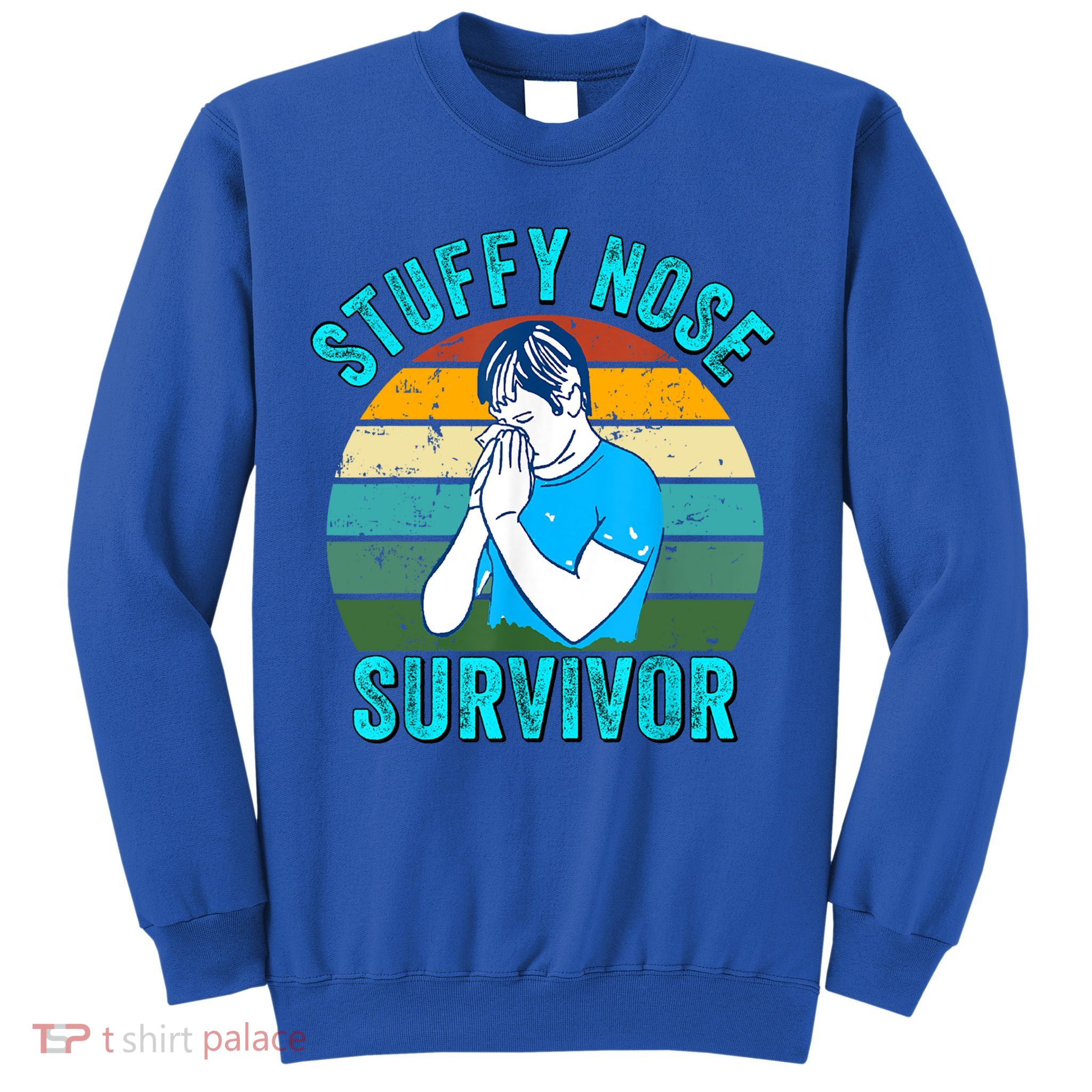 Vintage Stuffy Nose Survivor Friend Funny Gift Sweatshirt