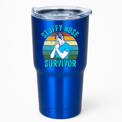 Vintage Stuffy Nose Survivor Friend Funny Gift Tumbler