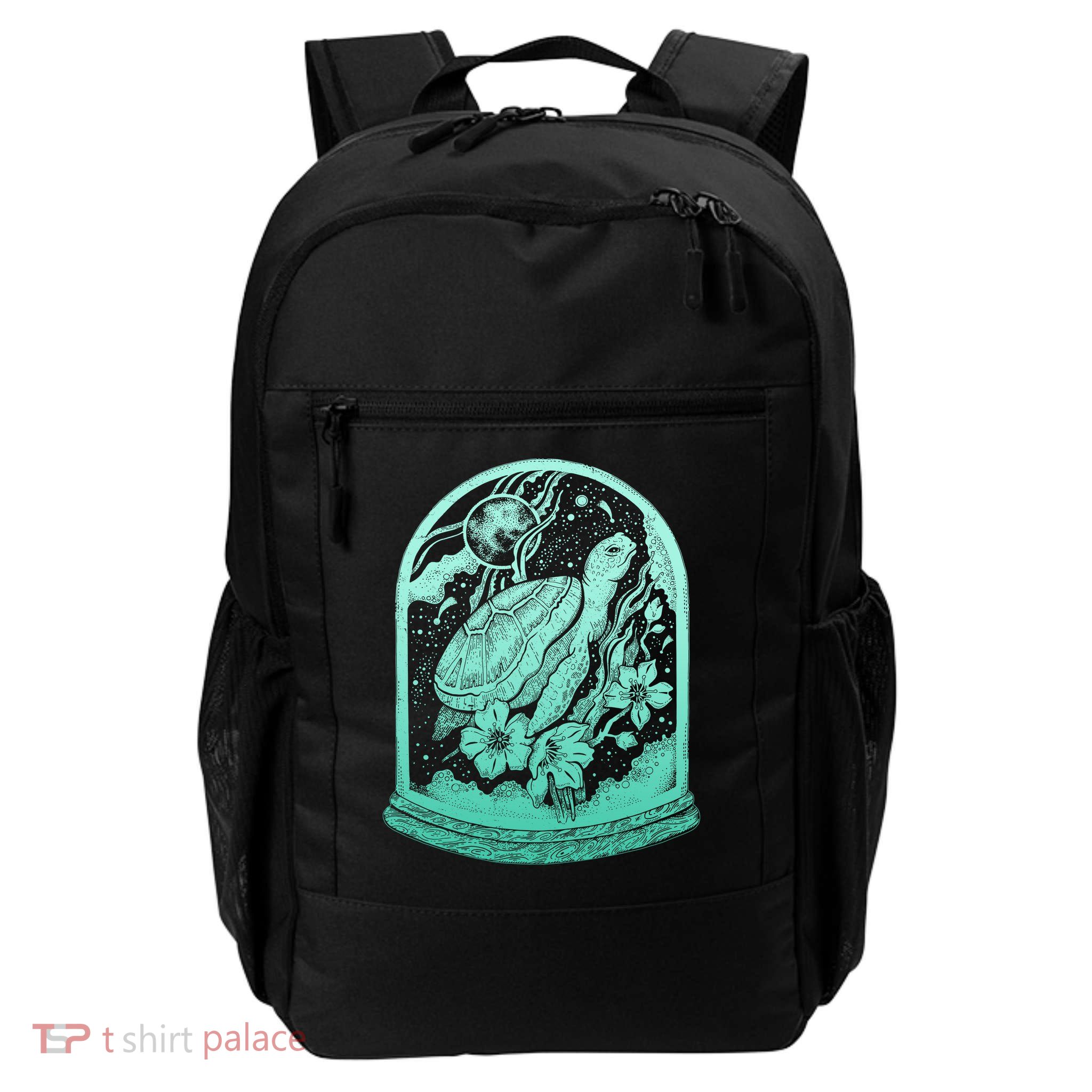 VIntage Sea Ocean Turtle Galaxy Terrarium Backpack