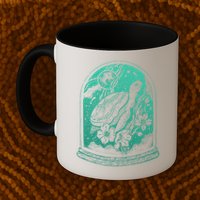 VIntage Sea Ocean Turtle Galaxy Terrarium Mug