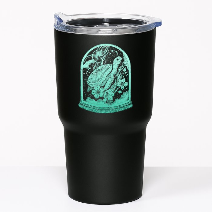 VIntage Sea Ocean Turtle Galaxy Terrarium Tumbler