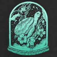 VIntage Sea Ocean Turtle Galaxy Terrarium Tumbler