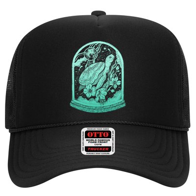 VIntage Sea Ocean Turtle Galaxy Terrarium Trucker Hat