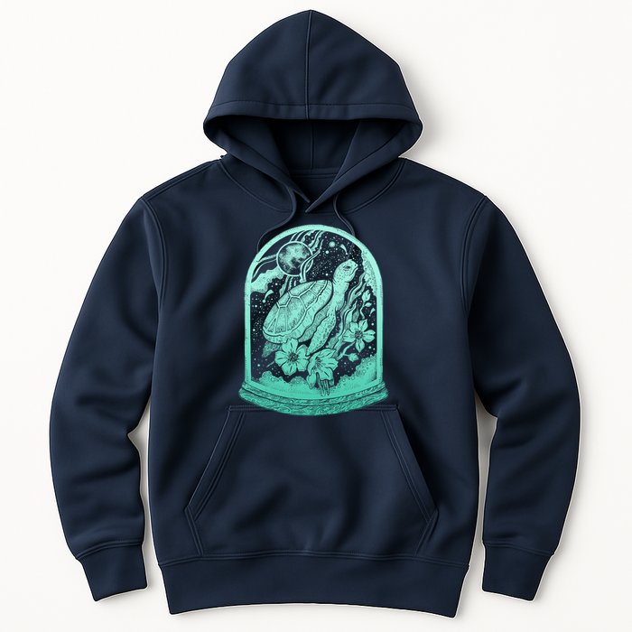 VIntage Sea Ocean Turtle Galaxy Terrarium Hoodie