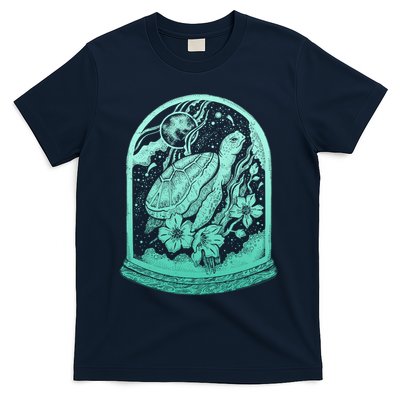 VIntage Sea Ocean Turtle Galaxy Terrarium T-Shirt