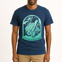 VIntage Sea Ocean Turtle Galaxy Terrarium Tall T-Shirt