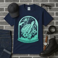 VIntage Sea Ocean Turtle Galaxy Terrarium Tall T-Shirt