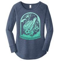 VIntage Sea Ocean Turtle Galaxy Terrarium Women's Perfect Tri Tunic Long Sleeve Shirt