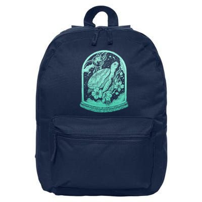 VIntage Sea Ocean Turtle Galaxy Terrarium 16 in Basic Backpack