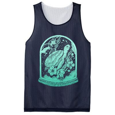 VIntage Sea Ocean Turtle Galaxy Terrarium Mesh Reversible Basketball Jersey Tank