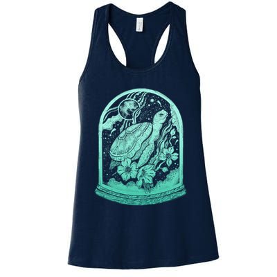 VIntage Sea Ocean Turtle Galaxy Terrarium Womens Tank Top
