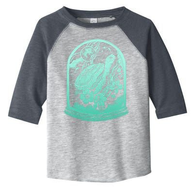 VIntage Sea Ocean Turtle Galaxy Terrarium Toddler Fine Jersey T-Shirt