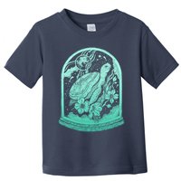 VIntage Sea Ocean Turtle Galaxy Terrarium Toddler T-Shirt