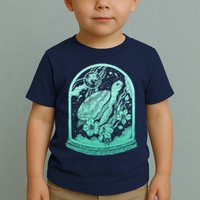 VIntage Sea Ocean Turtle Galaxy Terrarium Toddler T-Shirt