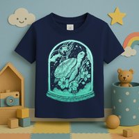 VIntage Sea Ocean Turtle Galaxy Terrarium Toddler T-Shirt