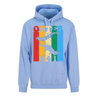 vintage surfing otter 841 team surfboards steals californian Unisex Surf Hoodie