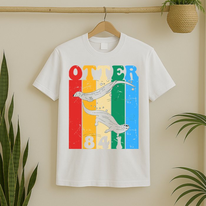 vintage surfing otter 841 team surfboards steals californian T-Shirt