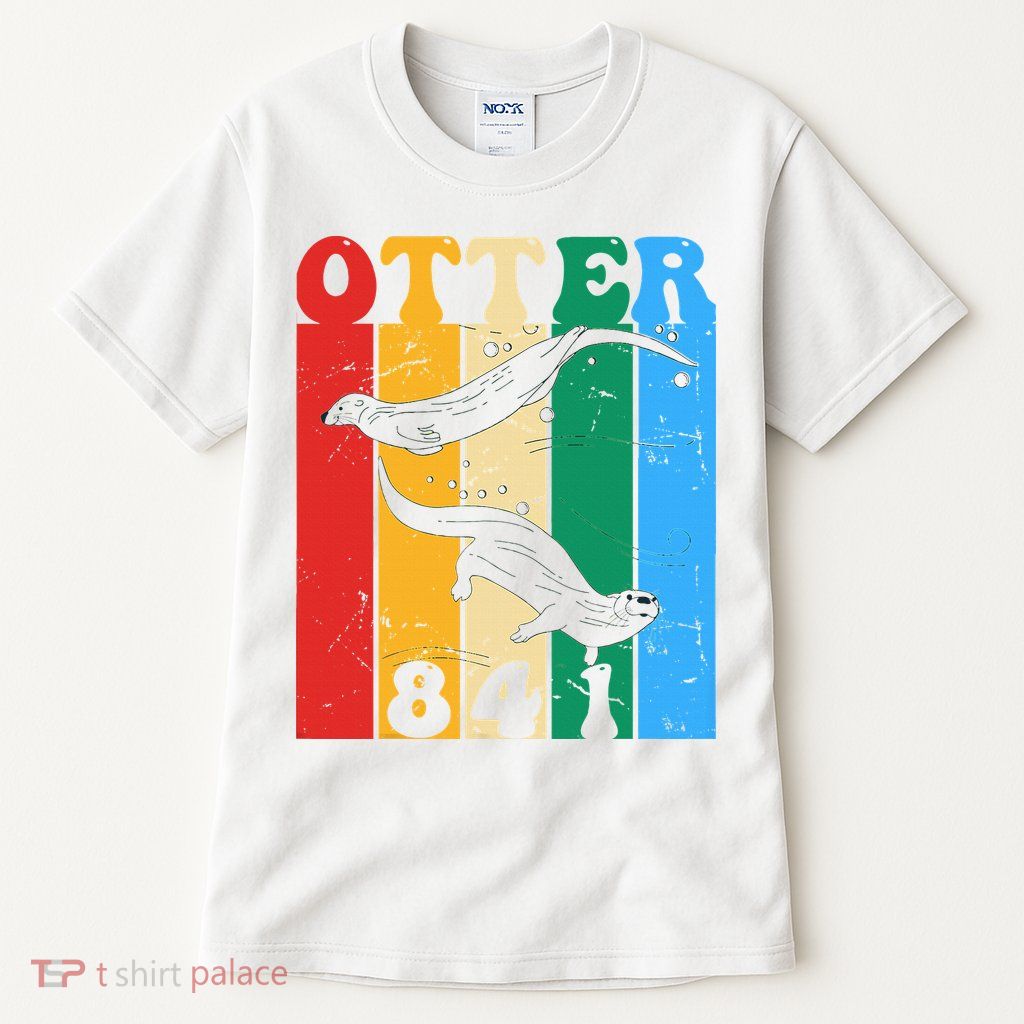 vintage surfing otter 841 team surfboards steals californian Tall T-Shirt