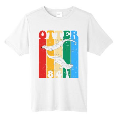 vintage surfing otter 841 team surfboards steals californian Tall Fusion ChromaSoft Performance T-Shirt