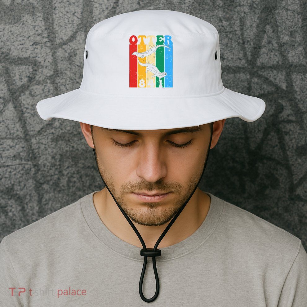 vintage surfing otter 841 team surfboards steals californian Bucket Hat