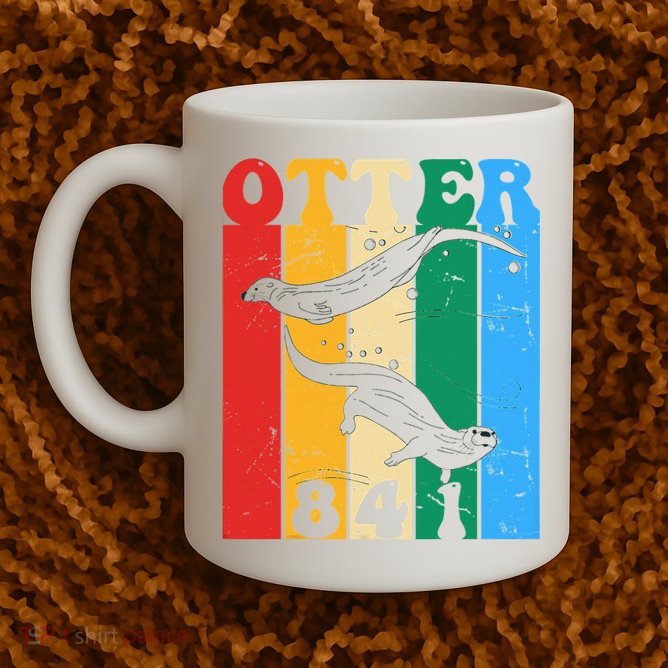 vintage surfing otter 841 team surfboards steals californian Mug