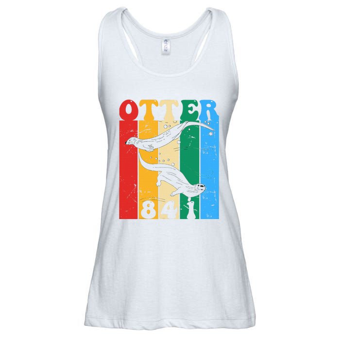 vintage surfing otter 841 team surfboards steals californian Ladies Essential Flowy Tank